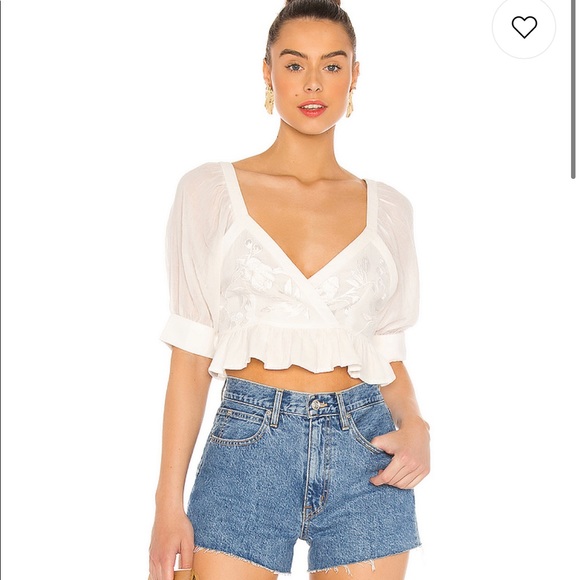 HEMANT & NANDITA Tops - Sole Crop Top in White
HEMANT AND NANDITA